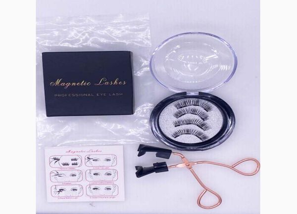 

magnetic false eyelashes with applicator 3d natural for mink eye las hes extension long reusable faux cils magnetique3348629