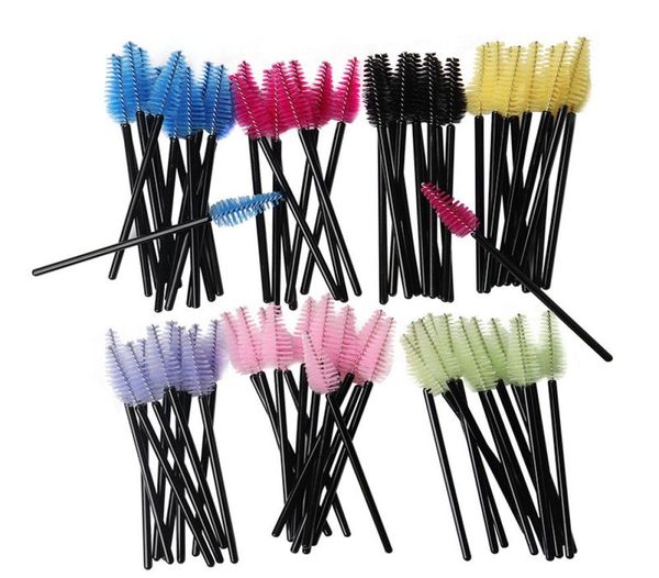 

20pcsbag disposable eyelashes brushes eyebrow brush mascara wand applicator eyelash extension cosmetic brushes makeup tool2652345
