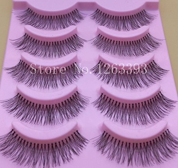 

natural sparse cross eye lashes extension makeup long false eyelashes thick white cotton terrier natural false eyelashes2714103