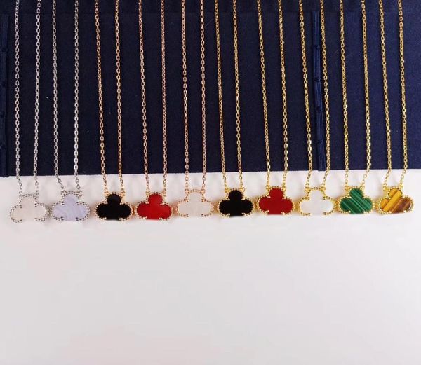 

v gold material luxury quality 15cm flower pendant with blue jade nature stone necklace for women wedding gift jewelry have box s3995031, Silver