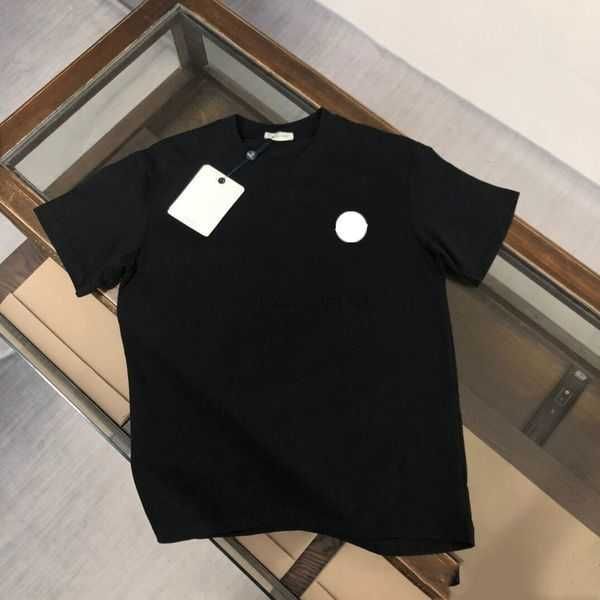 

mens designer t shirt monclair t shirt mens polo shirts women casual shirt clothing fashion embroidery letter business short sleeve calssic, White;black