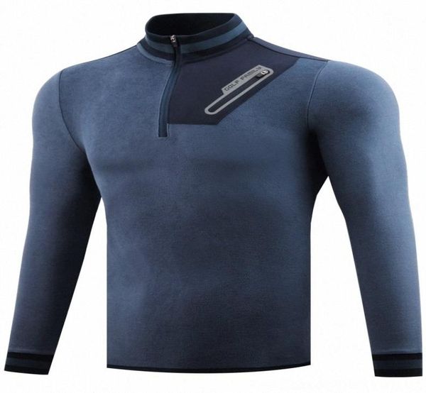 

1pc brand new pgm mens autumn and winter clothes golf clothing warm coat long sleeve tshirt zipper collar for paddling water sport9995313