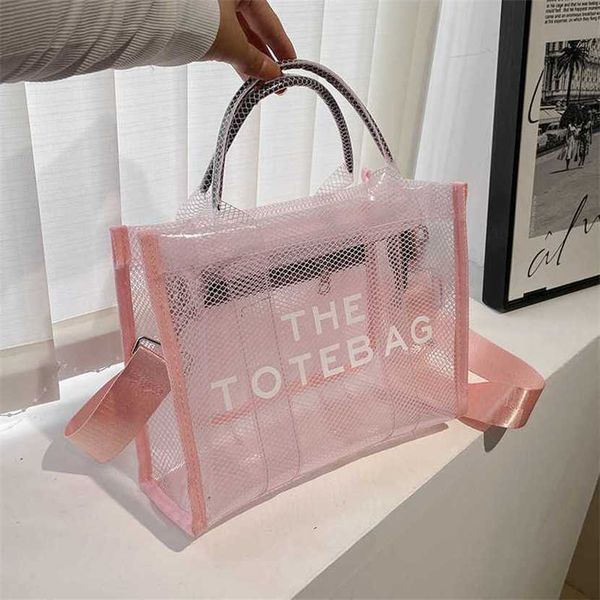 

designer bag 2023 customized plastic transparent jelly with letter printing handbag that can be printed