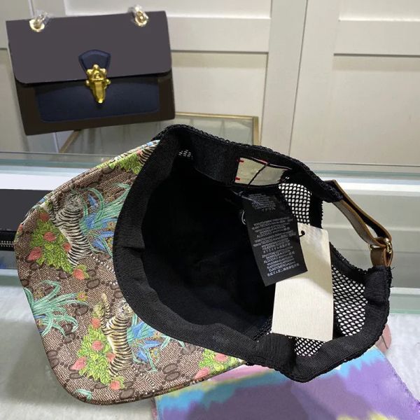 

fashion luxury designer baseball cap eternal classical style women's hat street slim fit hat tiger pattern men's hat sports casual, Blue;gray