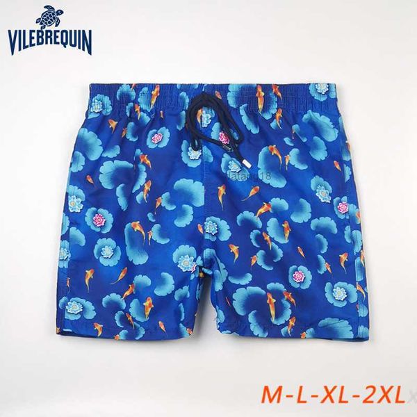 

summer men's printed vilebrequin turtle surf pants beach shorts 3 2z9z, White;black