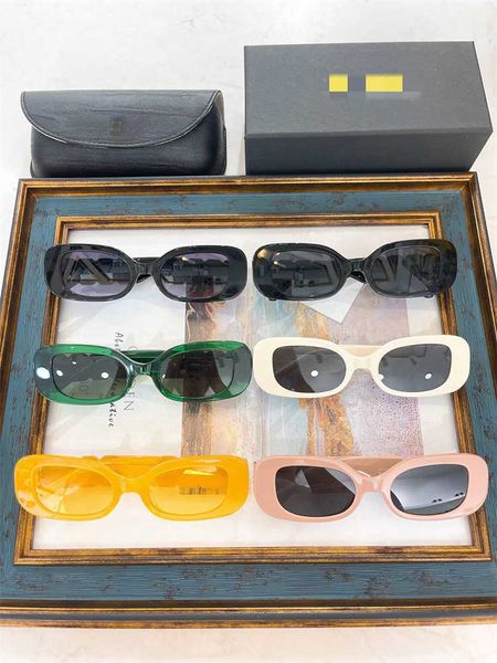 

2023 new lf family ins online red same lfl/1117 personalized rhinestone leg fashion sunglasses female, White;black