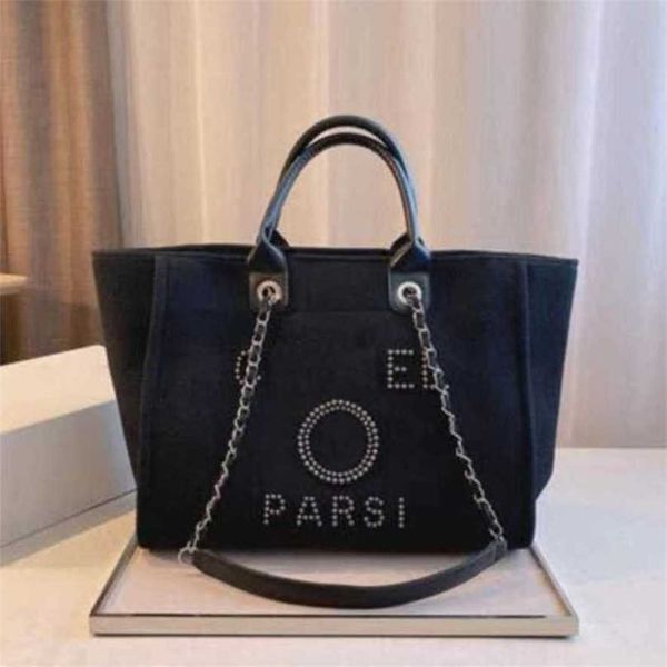 

luxury classics women's hand embroidered pearl beach bag big ladies small backpacks canvas chain backpack evening handbags znl9 us outl