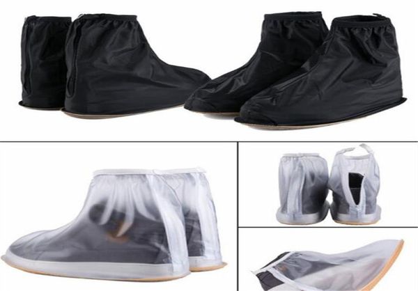 

reusable rain snow shoe covers waterproof shoes overshoes boot gear men039s flat heel black and white rain proof shoe covers1085125, Black;white