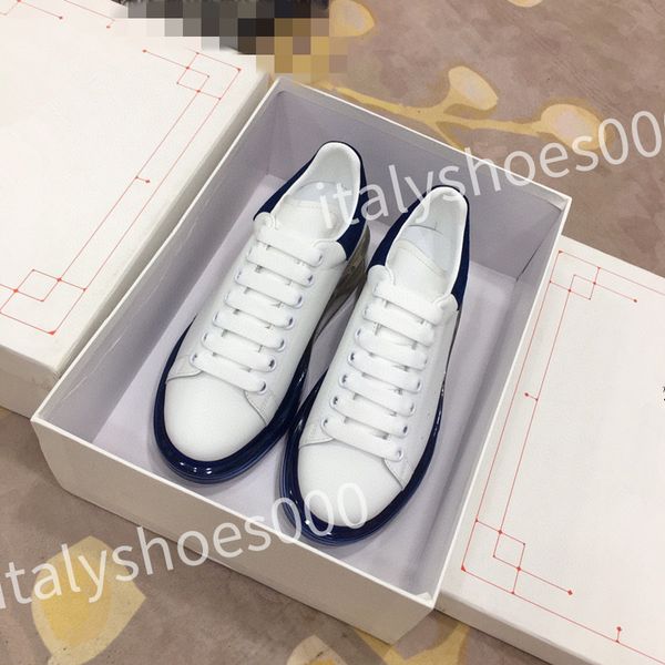 

women sneakers travel shoes leather lace-up sneaker cowhide fashion lady flat designer trainers letters woman shoes platform men sneakers, Black