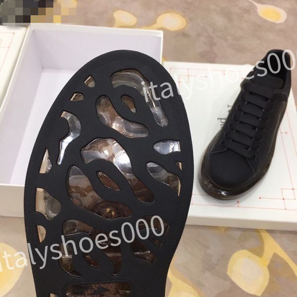 

luxury women sneakers travel shoes leather lace-up sneaker cowhide fashion lady flat designer trainers letters woman shoe platform men sneak, Black