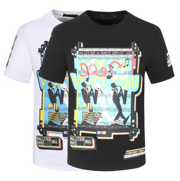 

brand-name printed couple summer men's brand-name t-shirt round-neck sweat-absorbent short-sleeved outdoor breathable cotton men's, White;black