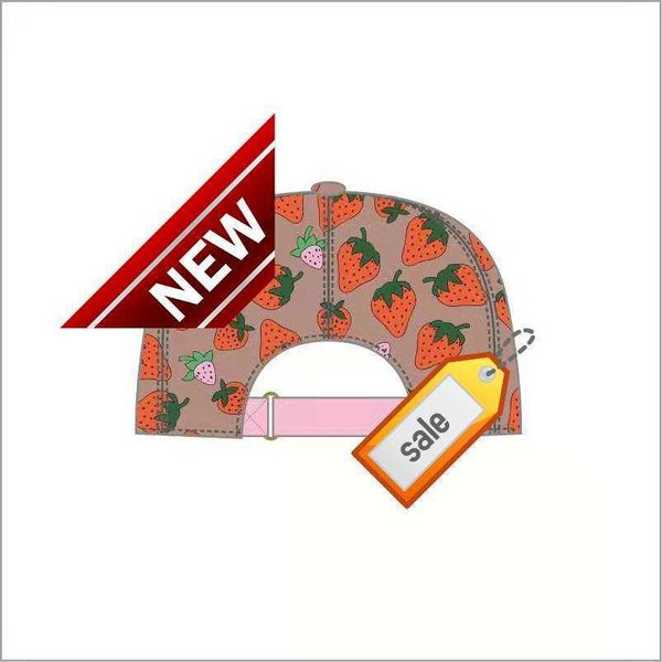 

1strawberry baseball caps man's cotton cactus classic letter ball caps summer women sun hats outdoor adjustable snapback cap girl83, Blue;gray