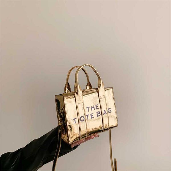 

women's 2023 new women's small square bag laser lacquer leather shiny face shoulder bag girls' small accessories bag 50% outl