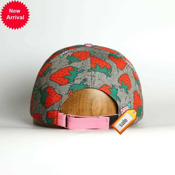 

ality strawberry baseball caps man's cotton cactus classic letter ball caps summer women sun hats outdoor adjustable snapback cap girl&, Blue;gray