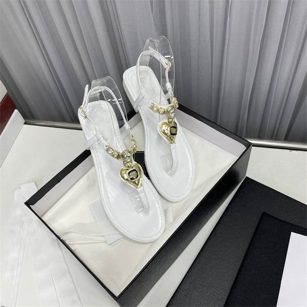 

fashion sandals 2023 channel women's high heels the latest styles to wear comfortable letter logo summer casual student sandals 08-08, Black