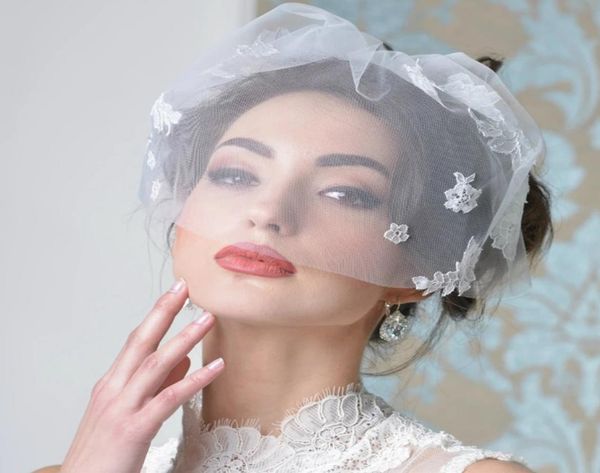 

new arrival face veil white ivory wedding bridal veils with comb5496610, Black