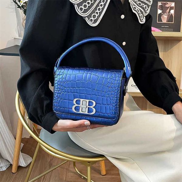 

designer bag 2023 handbag new light luxury crocodile pattern large capacity handheld crossbody one shoulder women's bags