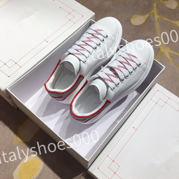 

2023 new luxury designer men trainer causal shoes fashion brand woman leather lace up platform sole sneakers white black mens women's s