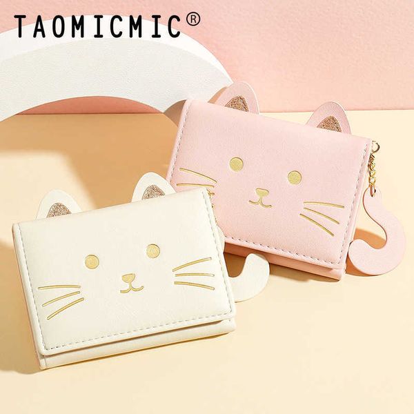 

yueqiankai new version women's pu wallet cute student cartoon pure