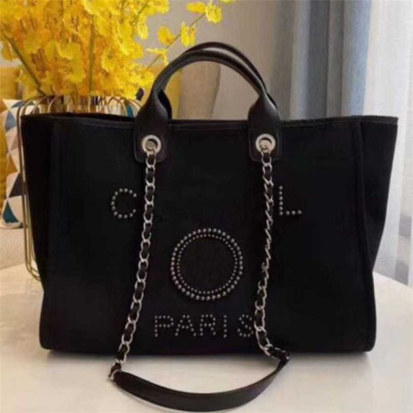 

classic luxury women's hand canvas beach bag tote handbags large backpacks capacity small chain packs big crossbody t0h1 factory outlet