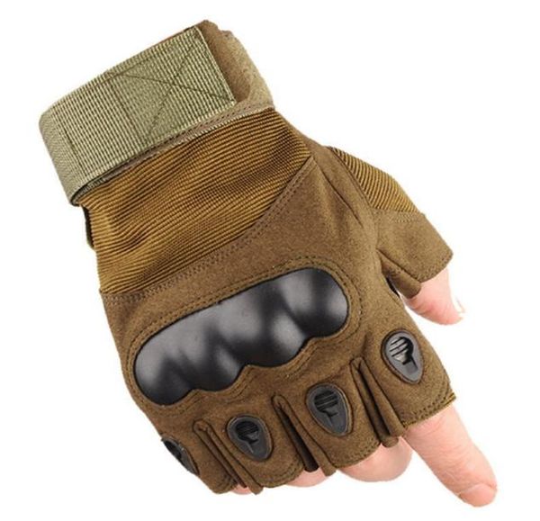 

outdoor tactical gloves airsoft sport half finger type men combat shooting hunting glove factory supply4553598, Black;green