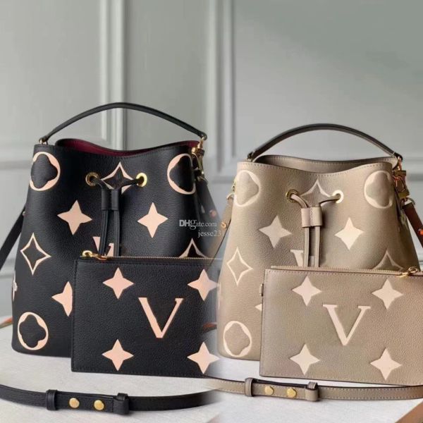 

7a designer bags womens genuine leather shoulder bags embossing totes handbag purse crossbody bag bucket bag handbags tote bag wallets with