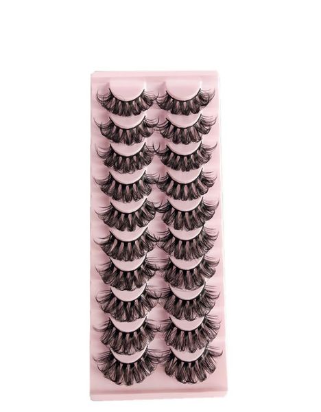 

eyelashes russian curl pink tray eye lashes faux mink lash extension natural long fake eyelash make up tools9865066