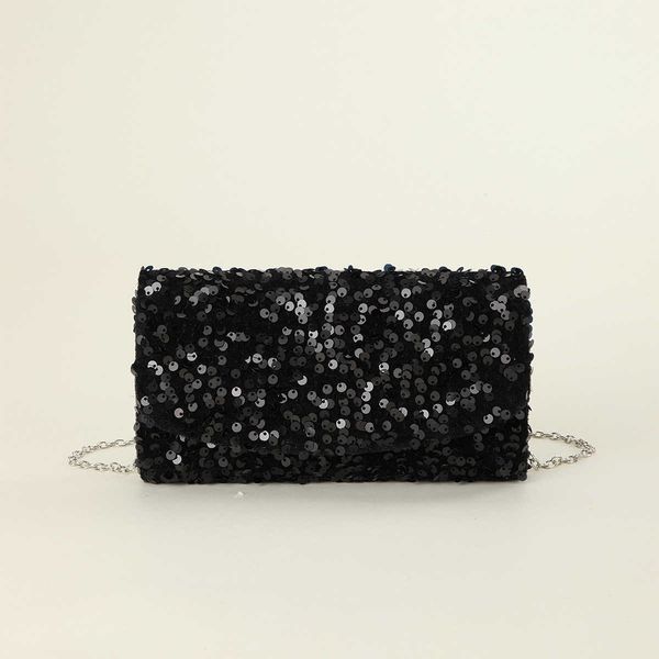 

new sequin bead chain women's party banquet handbag clutch evening party bag