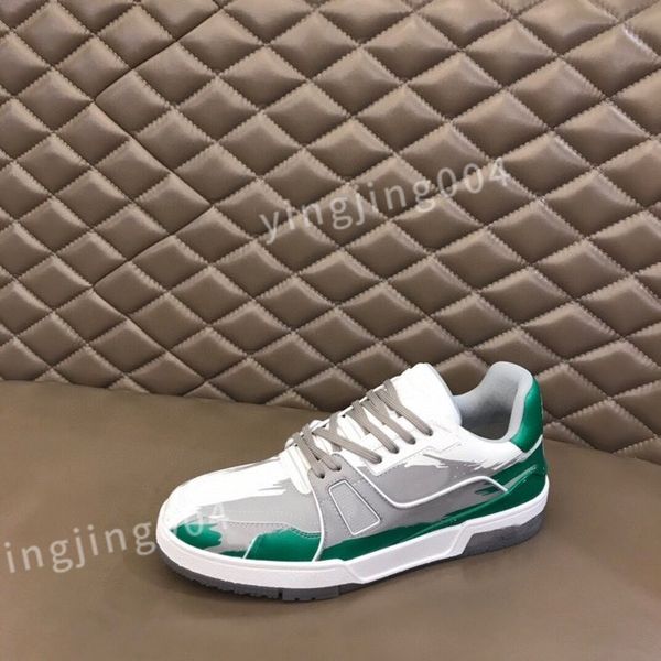 

new luxurys men's trainers designer man's casual shoes quality men lace-up sneakers outdoor runing sport shoe fashion mens basketb, Black