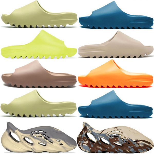 

designer slides size 15 14 us sandals shoes men runner mx brown blue carbon onyx black stone sage mineral blue resin pure brown green orange