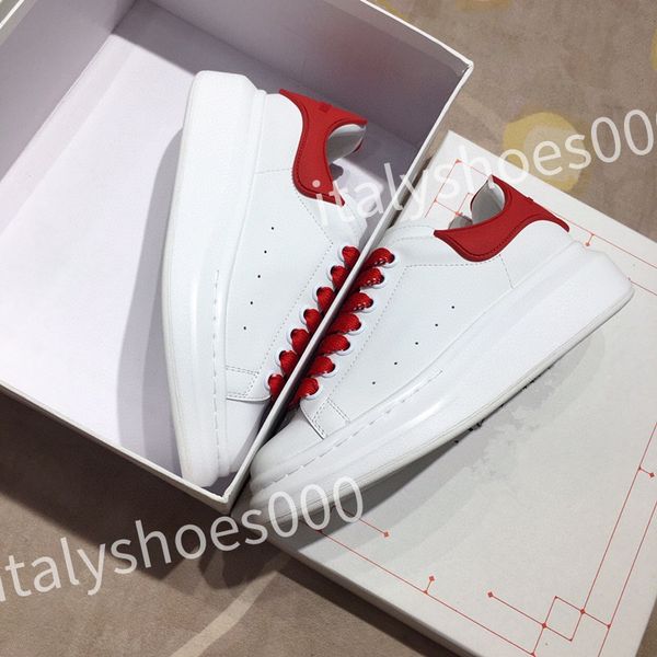 

2023 designer men trainer causal shoes fashion brand woman leather lace up platform sole sneakers white black mens women's sizes 35-45