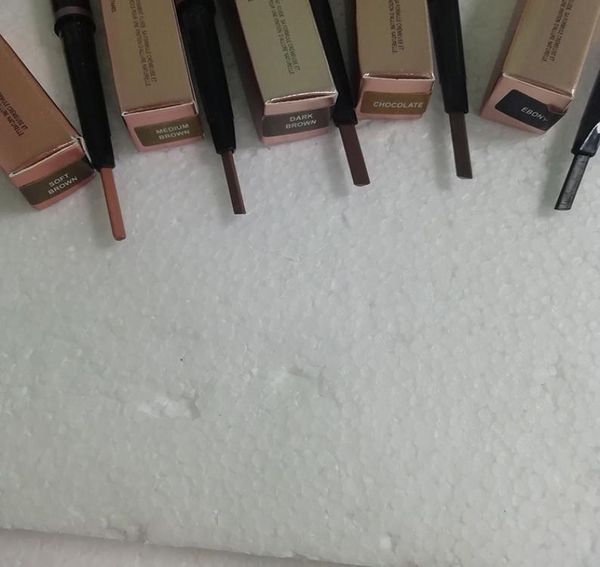 

makeup double eyebrow pencil brow pencil ebony dark brown medium brownchocolate dhl 3945814