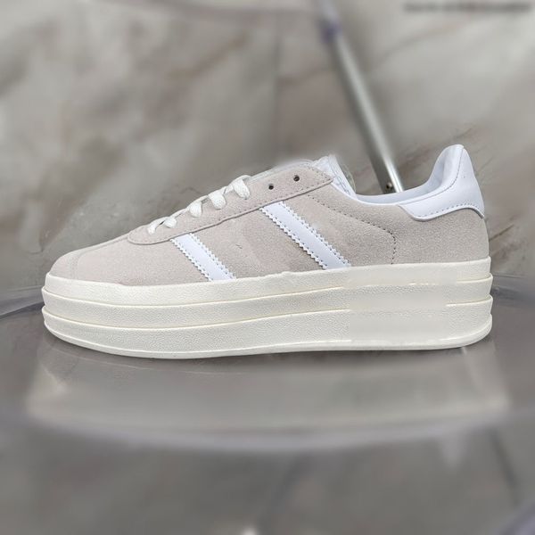

new retro gazelle casual shoes men women fashion black white gum mens blue beige pink velvet bonner designer trainers platform sneakers 36-4