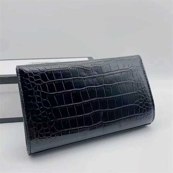 

designer bag 2023 handbag women's new embossed tassel chain flap one shoulder crossbody postman crocodile pattern