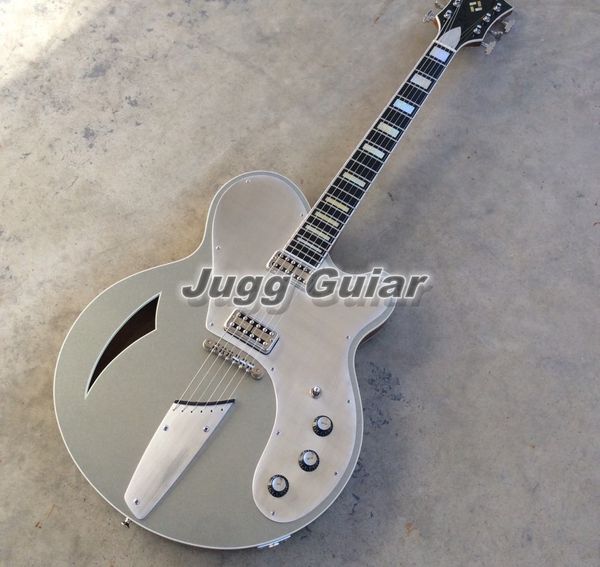 

ave belaire joshhomme queens of the stone agebel aire metallic grat electric guitar semi hollow body 335 grover imperial tuners aluminum pic