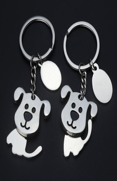 

cartoon key chain dog animal pendant keychain keyring for car fashion men women girl cute pet key ring holder accessories promotio7901065, Slivery;golden