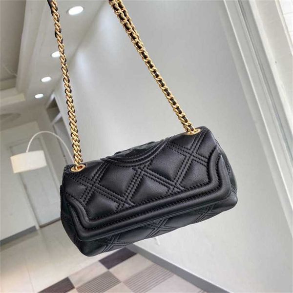 

designer bag 2023 handbag tb new mini chain sheepskin lingge one shoulder crossbody genuine leather women's