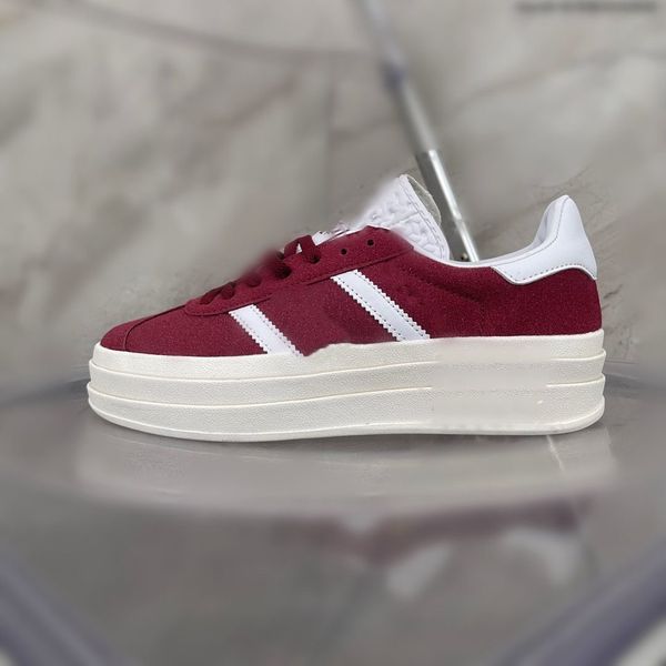 

new retro gazelle casual shoes men women fashion black white gum mens blue beige pink velvet bonner designer trainers platform sneakers 36-4