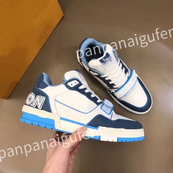 

2023 new luxurys designer running shoes brand sneakers fashion shoe white black leather men women espadrilles flats lace up platform trainer