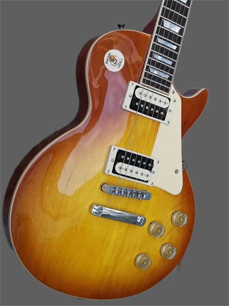 

electric guitar, honey blast, solid maple hat, 1 body and neck, perturbed connection, ing