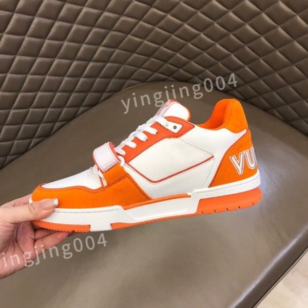 

luxury designer shoes sneakers mens women calfskin high laces boot rainbow trainer printed leather motifs vintage trainers, Black