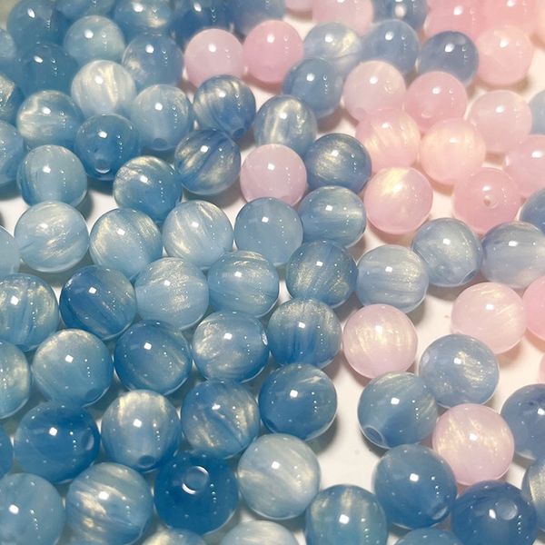 

colorful resin beads super low-price wholesale resin beads in fashionable gradient colors for diy, versatile handcrafted bead materials pack, Black