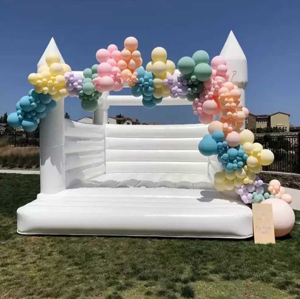 

inflatable white bounce house wedding bouncy castle bouncing castles tent for outdoor playing with adults and children