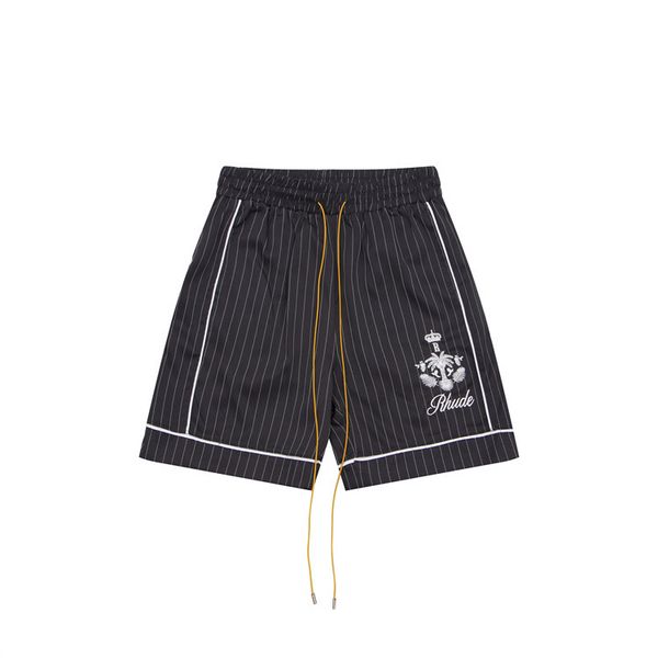 

men short shorts mens designer shorts pants swim beach shorts drawstring loose ligthweight embroidery micro label hip-hop stretch pants pure, White;black