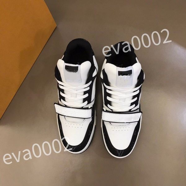 

designer shoes handmade white black fashion sneaker casual chunky brand sneakers all-match sports trainers