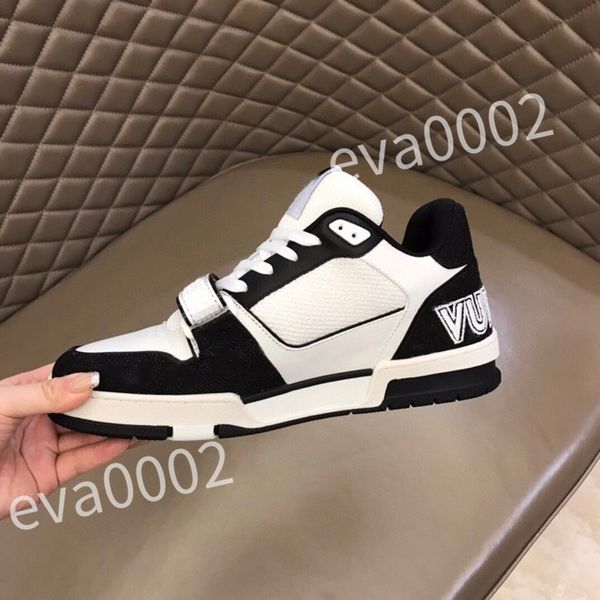

r shoes handmade white black fashion sneaker casual chunky brand sneakers all-match sports trainers