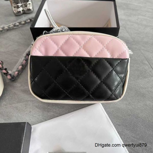 

shoulder bags camera bag designer women luxury crossbody small purse pu leather pocket fashion pink black two-tone purses factory wholesales