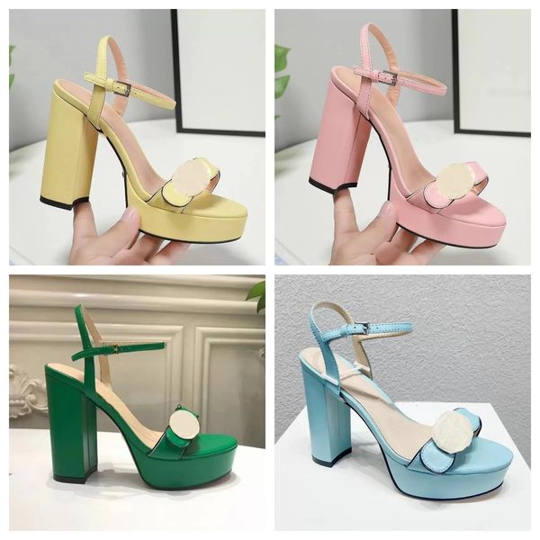 

women's sandals, new design shoes, leather vintage high heels, outdoor vintage waterproof platform, flat bottom, beach platform, candy, Black