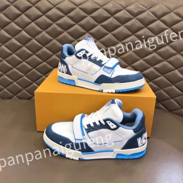 

2023 new luxurys designer running shoes brand sneakers fashion shoe white black leather men women espadrilles flats lace up platform trainer