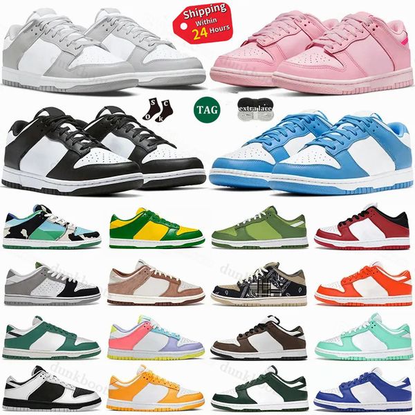 

men sb low pandaes trainers sneakers triple pink chunky dunky white black unc grey fog medium olive fruity brazil coast women dunkes sports